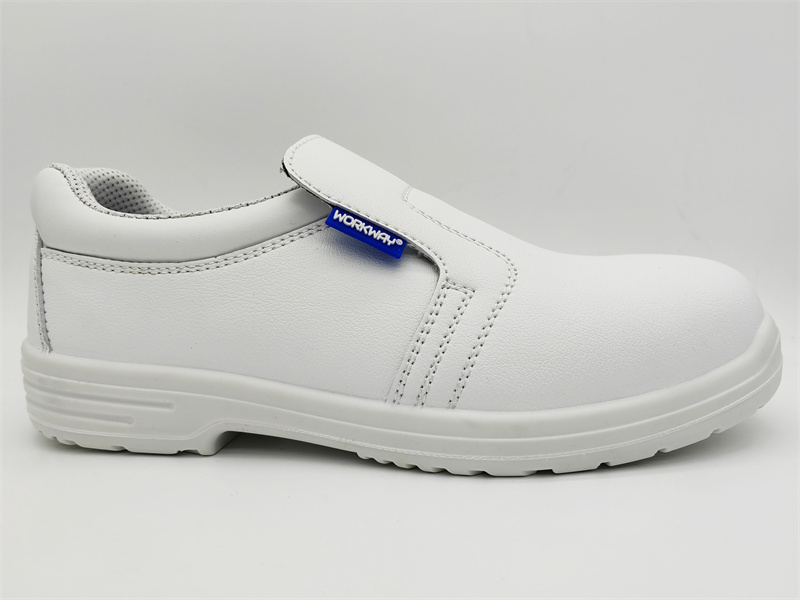Zapatos sin cordones con punta de acero para trabajadores de la salud