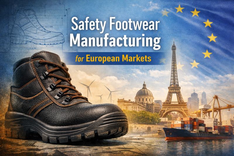 Fabricación de calzado de seguridad para los mercados europeos